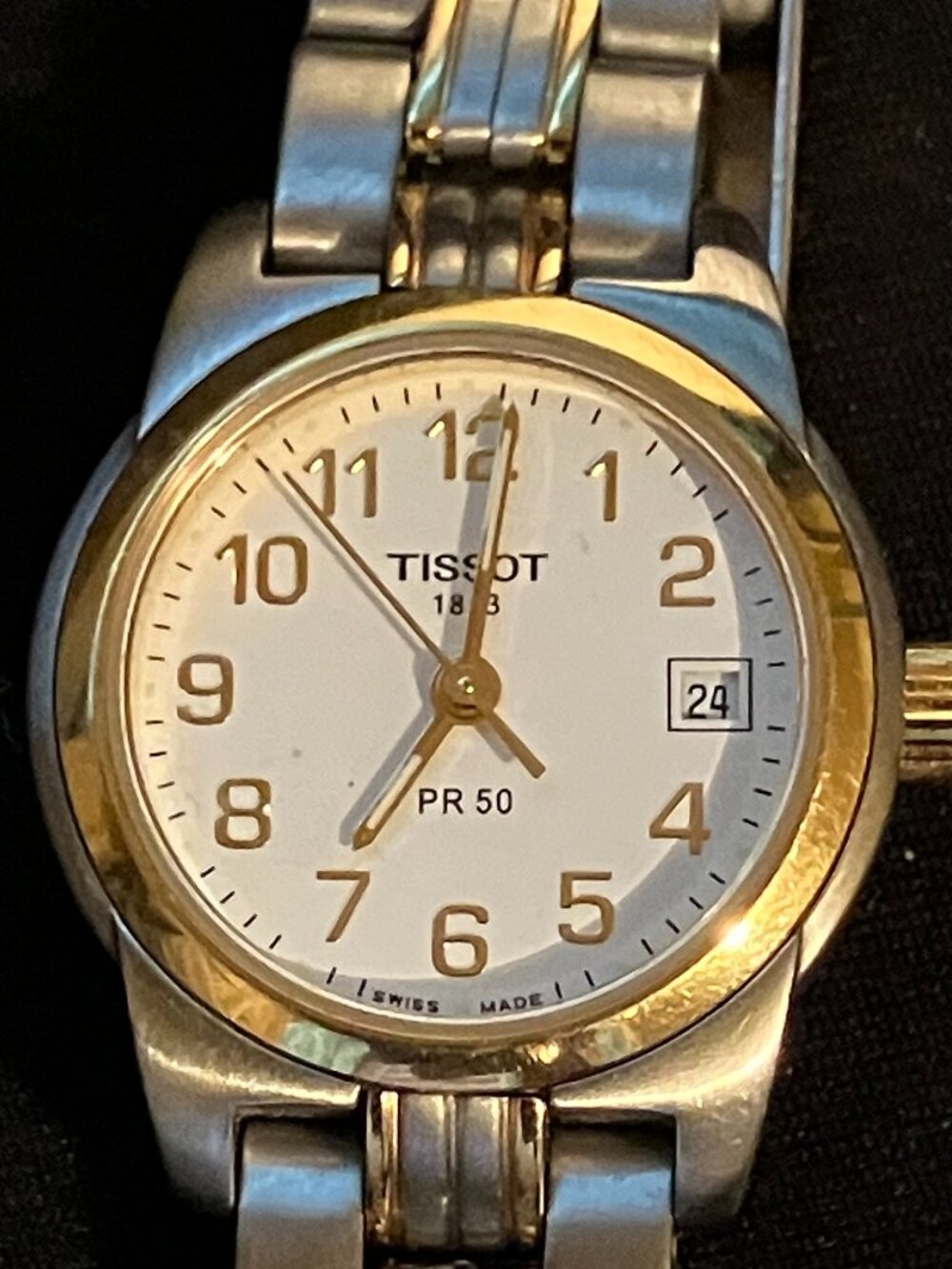 Tissot 1853 PR 50 Sapphire Crystal Wristwatch Two-tone